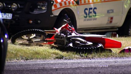 Two teenagers killed in motorbike crash on Melbourne’s outskirts