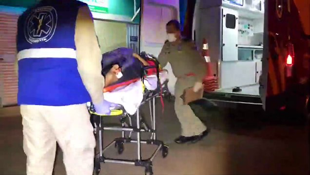 Homem é agredido e pede socorro em posto de combustíveis