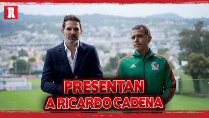 Duilio Davino presenta a Ricardo Cadena en el Tri sub-23
