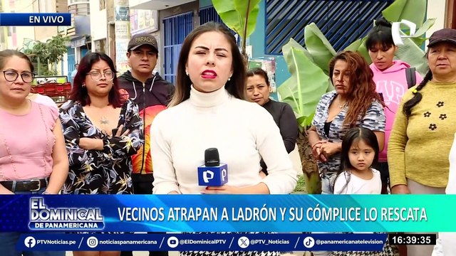 Puente Piedra: vecinos atrapan a ladrón y sus cómplices lo rescatan