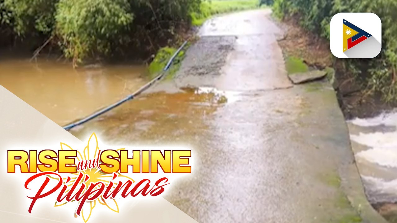 lsang kalsada sa Alaminos, Pangasinan, nalubog sa baha dahil sa ulang dala ng #BagyongHanna