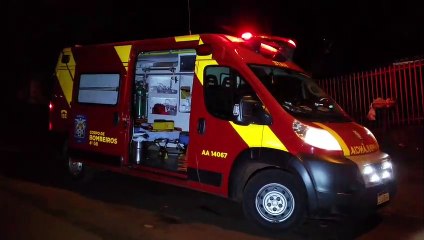 Paciente recusa atendimento na Rua Adolfo Cortese no Sanga Funda