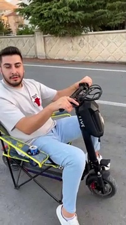 A Relaxing Scooter Ride