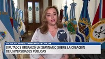 Cecilia Moreau se comprometió a la creación de nuevas universidades públicas y de calidad en el país