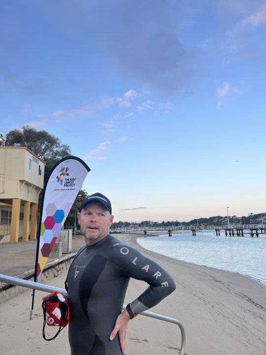 Mark Pacey's marathon swim for The Bloody Long Day 2023