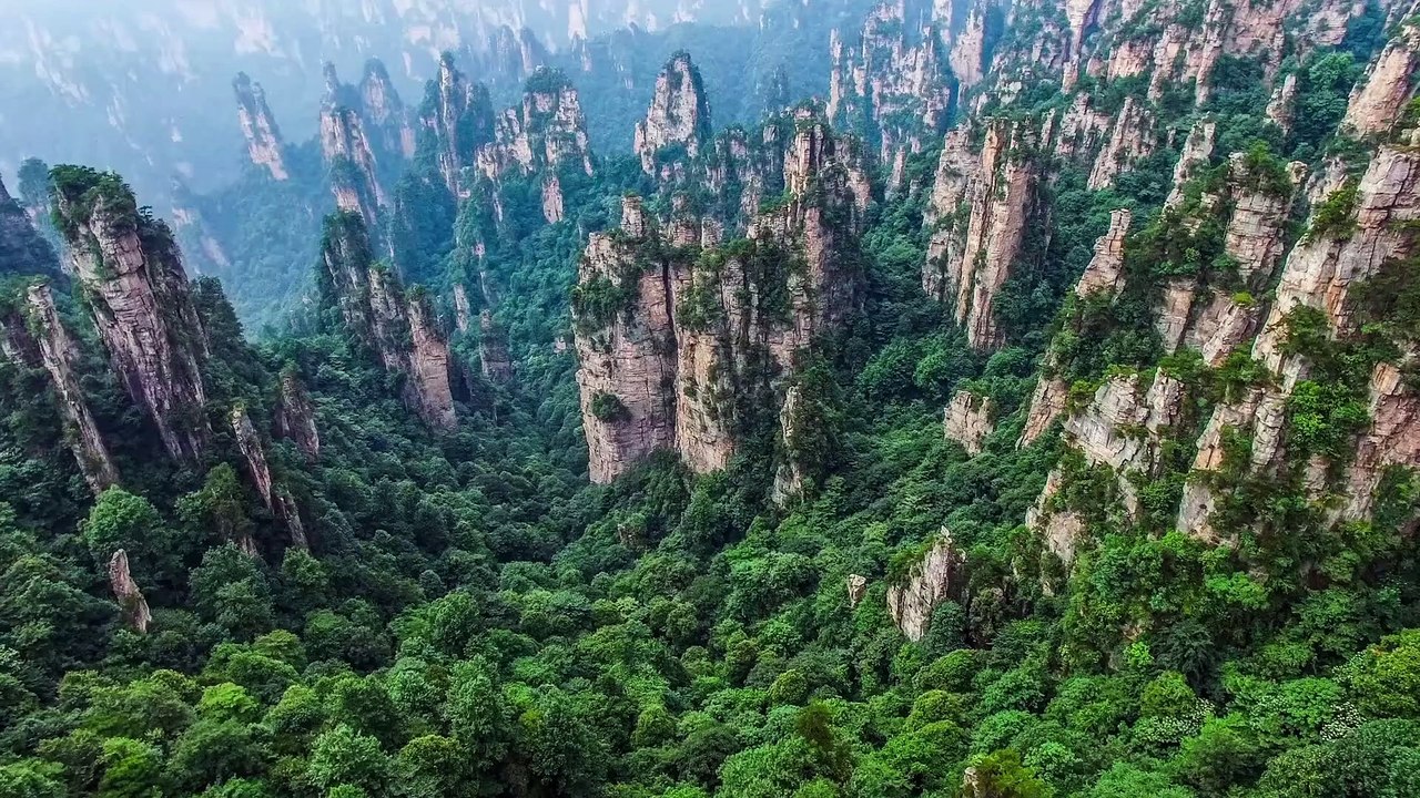 Zhangjiajie National Forest Park (Avatar 2009 Film Shoot Location) In China Blue Moon Universe
