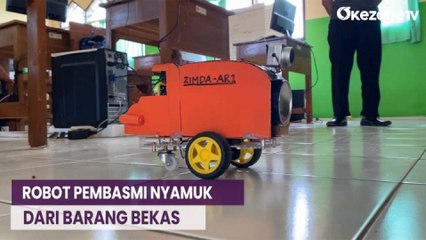 Keren! Siswa di Banjarnegara Ciptakan Robot Pembasmi Nyamuk dari Barang Bekas