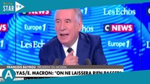 François Bayrou très en forme sur Europe 1  “S’il faut que je mette de l’ordre dans cette émission,