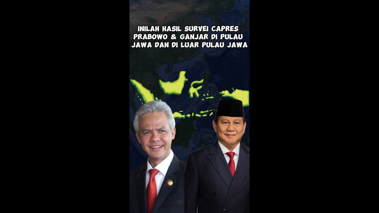 Inilah Hasil Survei Capres Prabowo & Ganjar Di Pulau Jawa dan Di Luar Pulau jawa
