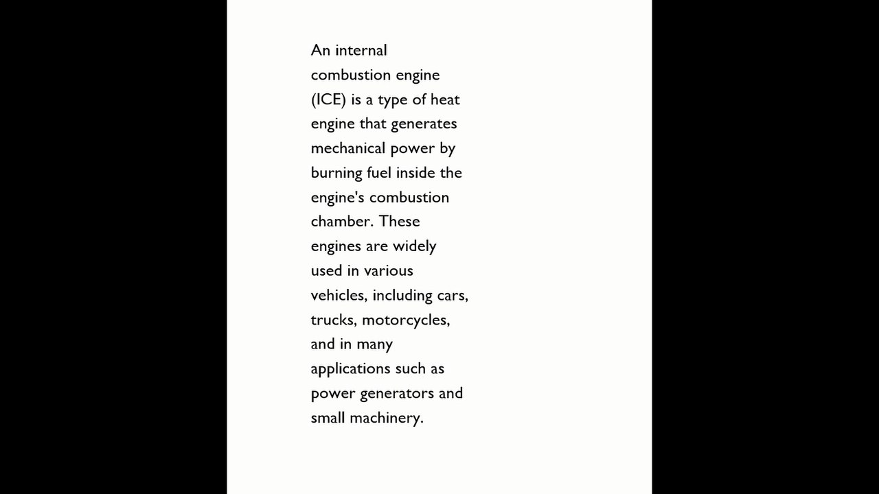 internal combustion engine
