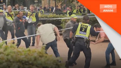 Protes Sweden: Polis tahan dua individu susulan pembakaran Al-Quran