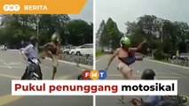 Polis kesan suspek pukul penunggang motosikal