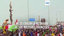 Manifestantes en Níger exigen que los militares franceses abandonen el país