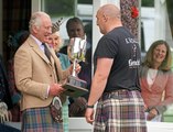 Charles III. erstmals als König bei schottischen Highland Games