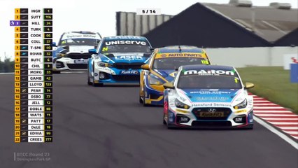 BTCC 2023, Round 8, Donnington Park GP, Race 2 (Round  23)