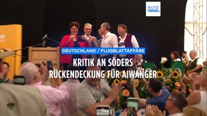 Flugblattaffäre: Söder hält an Aiwanger fest - Kritik reißt nicht ab