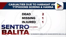 NDRRMC: 2, nasawi sa pananalasa ng dalawang nagdaang bagyo, habagat