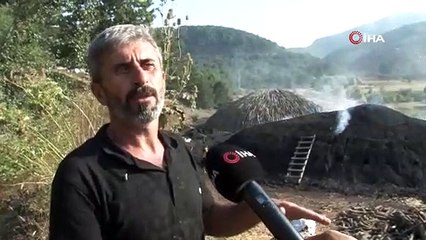 Odun öbeklerinin karşısından günlerce süren kömür nöbeti