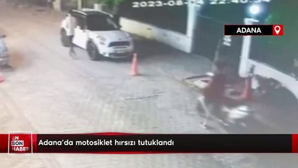 Adana’da motosiklet hırsızı tutuklandı