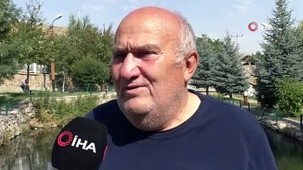 Gizemli gölde sıcağa rağmen su seviyesi hiç azalmadı
