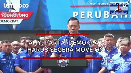 AHY: Partai Demokrat Move On, Siap Berkoalisi dengan Partai Lain