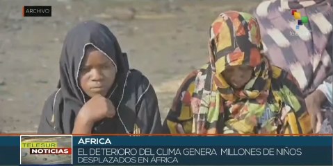 Crisis climática desplazó 1,8 millones de niños en África subsahariana durante 2022