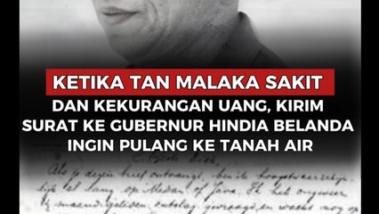 Ketika Tan Malaka Sakit dan Kekurangan Uang, Kirim Surat ke Gubernur Hindia Belanda Ingin Pulang Ke Tanah Air