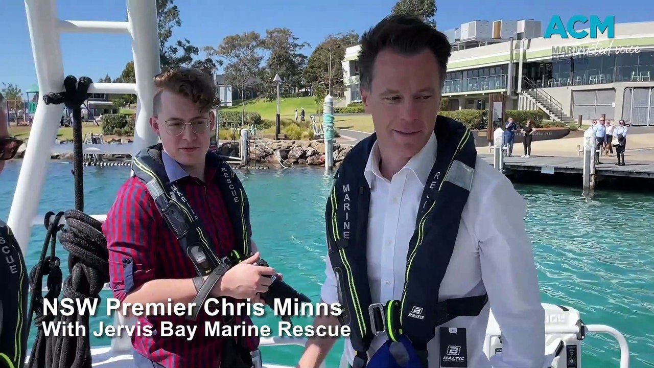 NSW Premier with Jervis Bay Marine Rescue 230904