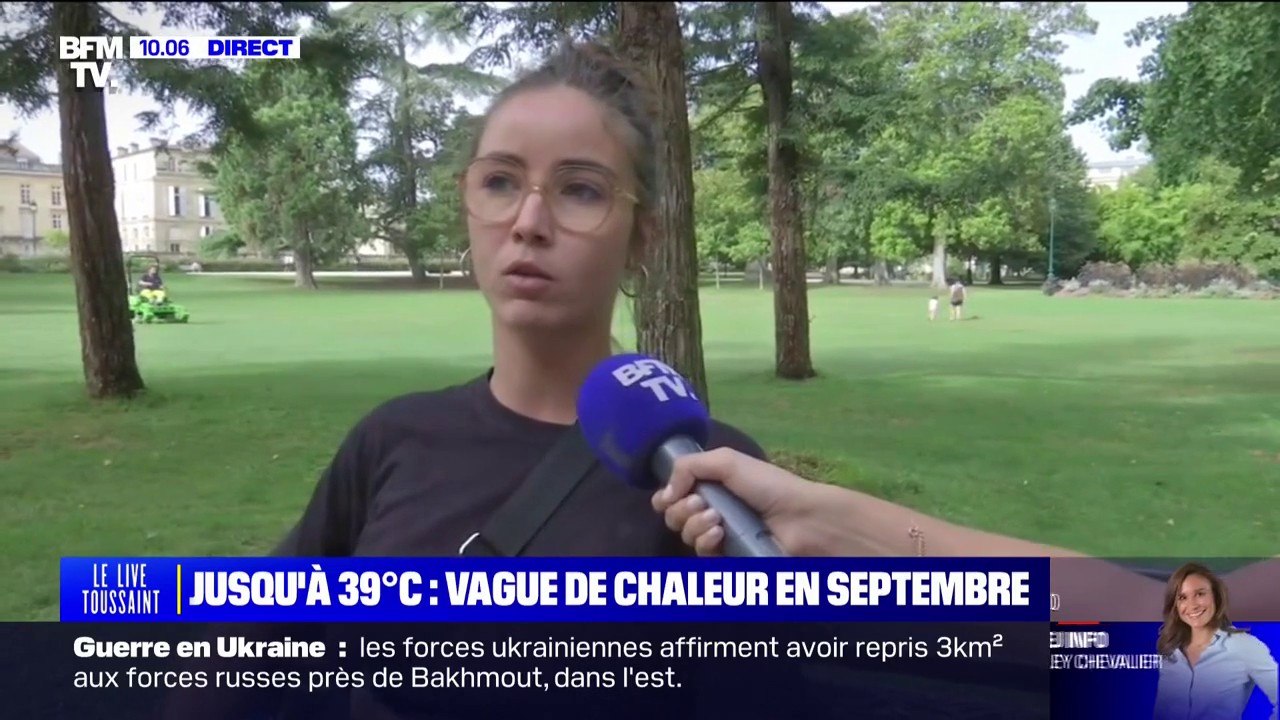 Avec près de 38°C attendus, les Bordelais s'adaptent à la chaleur en ce 4 septembre
