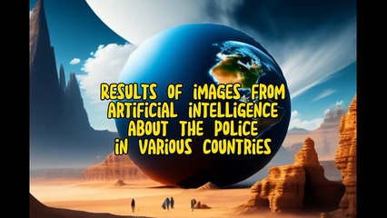 RESULTS OF IMAGS FROM ADTIFICIAL INTELLIGENCE ABOUT THE POLICE IN VARIOUS COUNTRIES