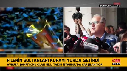 Download Video: Avrupa Şampiyonu A Milli Kadın Voleybol Takımı yurda döndü