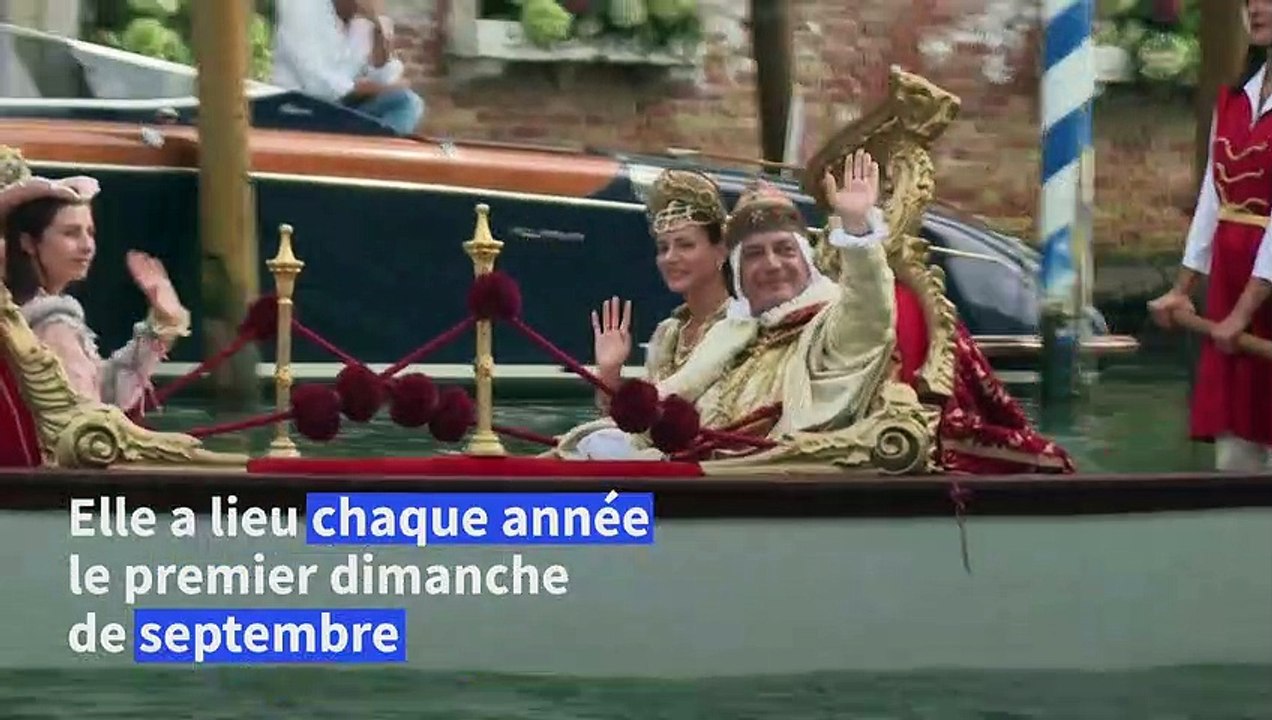 Italie : régate historique sur le Grand canal de Venise