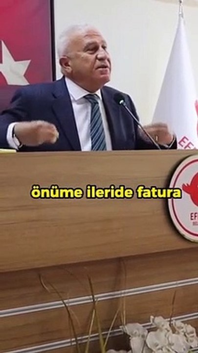 De la part du maire d'Efeler, Fatih Atay, les paroles du maire Özlem Çerçioğlu de « divulguer vos actifs » sont un défi.