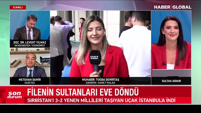 A Milli Kadın Voleybol Takımı, şampiyonluk sonrası Türkiye'ye döndü