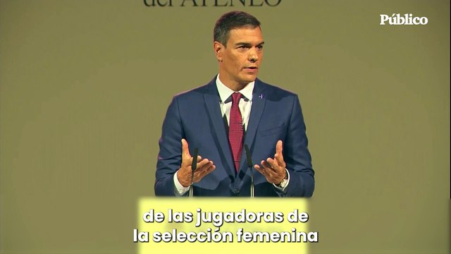 Pedro Sánchez cree que el machismo tiene las horas contadas tras el caso Rubiales