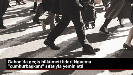 Gabon'da Geçiş Hükümeti Lideri Yemin Etti