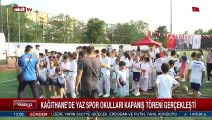 Kağıthane'de yaz spor okulları kapanış töreni gerçekleşti