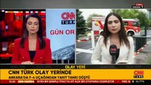 MSB: Ankara'da F-4 uçağından parça düştü