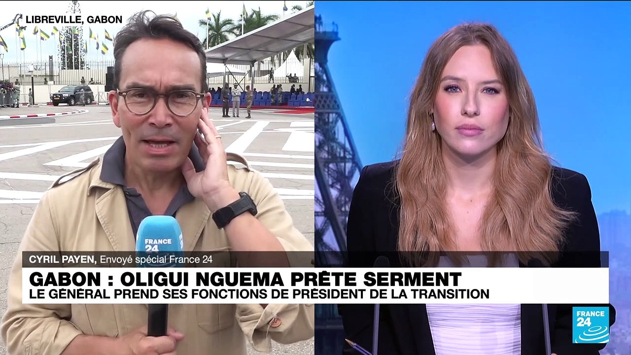 Les Gabonais dans l'attente de la prestation de serment du nouveau président de transition