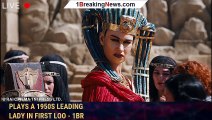 Lily James transforms into an Egyptian pharaoh as she plays a 1950s leading