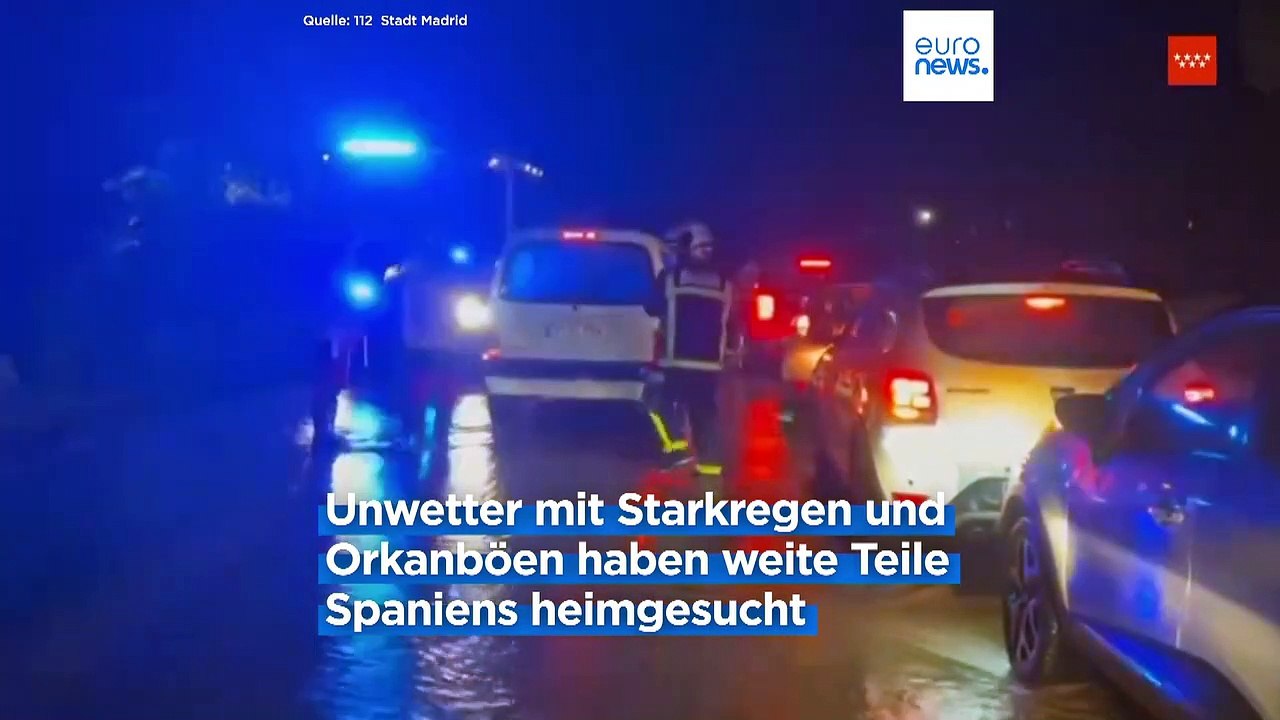 'DANA' wütet in Spanien - bisher zwei Tote