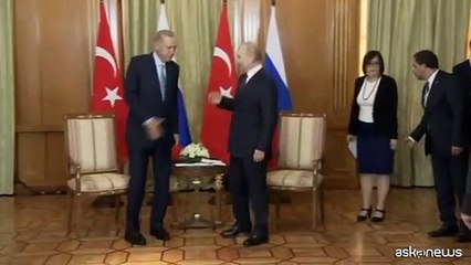 Ucraina, iniziato a Sochi il colloquio fra Putin ed Erdogan