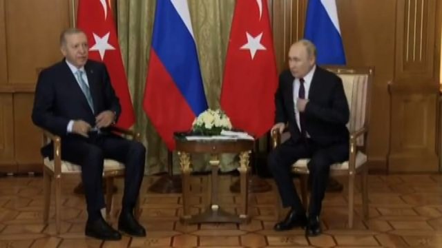 Ucraina, iniziato a Sochi il colloquio fra Putin ed Erdogan