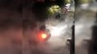 Une voiture au GPL a pris feu à Sultangazi garée