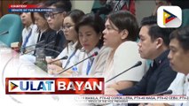 VP Sara Duterte, hinarap ang Senate Finance Committee kaugnay sa panukalang pondo ng OVP