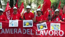 Corteo Vercelli, le voci dei manifestanti in corteo per gli operai morti a Brandizzo