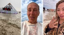 Participantes do Burning Man compartilham as condições assombrosas do festival