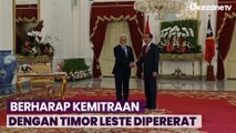 Bertemu PM Xanana Gusmao di Istana, Jokowi Berharap Kemitraan dengan Timor Leste Dipererat