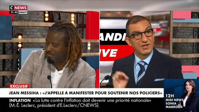 Jean Messiha annonce dans Morandini Live qu'il va organiser une manifestation le 30 septembre à Paris pour soutenir les forces de l'ordre: Les forces de l'ordre ne sont soutenues par personne. Ni par les médias, ni par la justice - Regardez