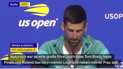 Djokovic: "Rodgers-Anwesenheit eine große Ehre"
